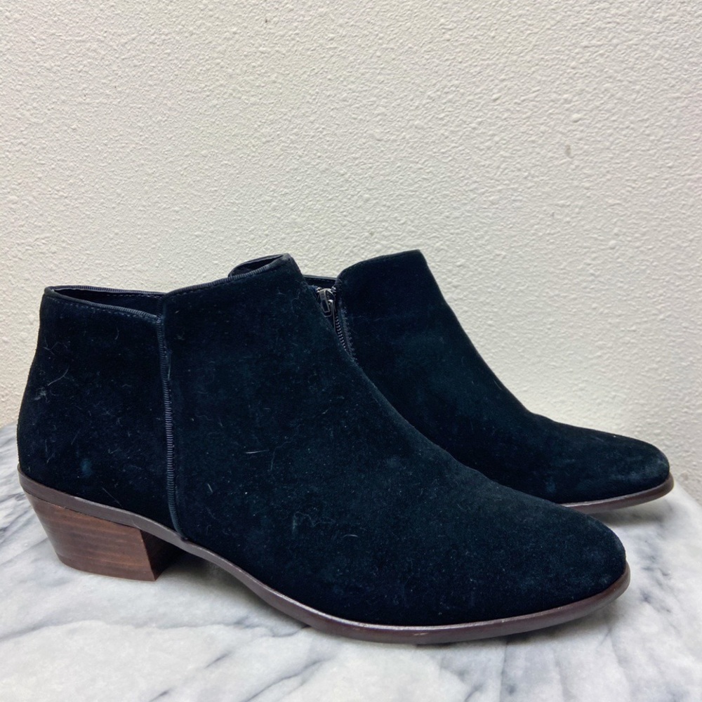 Black Suede Booties